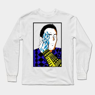 the real lebeau in ecopop totonac patterns portrait design Long Sleeve T-Shirt